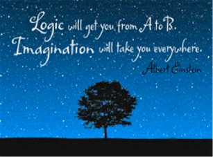 Logic will get you from A to B. Imagination will take you everywhere Logic will get you from A to B. Imagination will take you everywhere